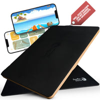 Surfin Balance - Plank Board inkl. Workout-Kursen und interaktiver App