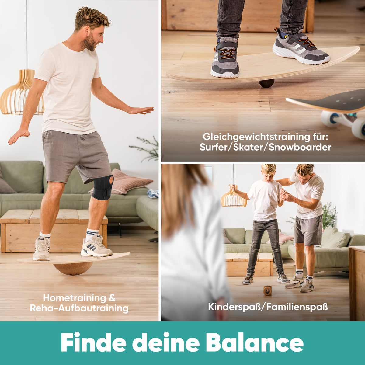 Surfin Balance Board Komplett-Set