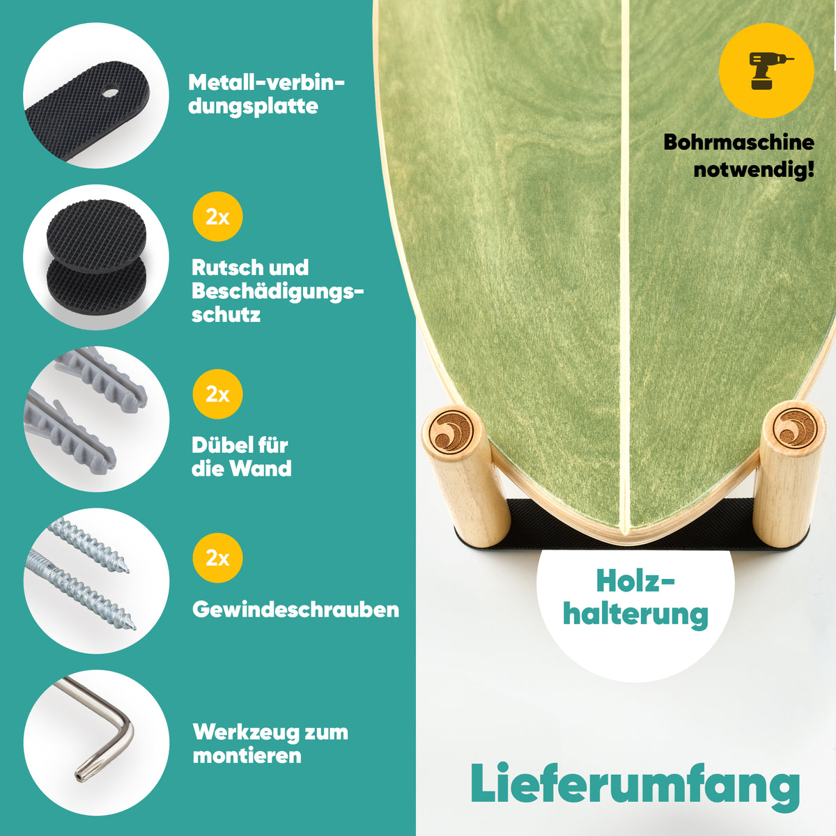 Surfin Balance Wandhalterung