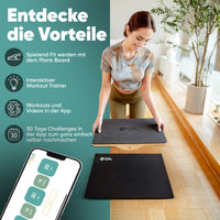 Surfin Balance - Plank Board inkl. Workout-Kursen und interaktiver App