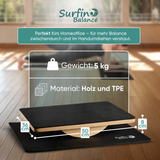 Surfin Balance - Plank Board inkl. Workout-Kursen und interaktiver App